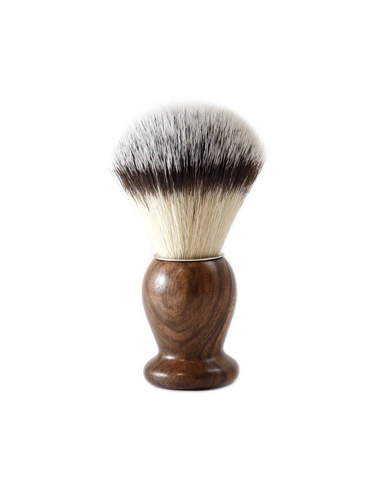 Shaving Brush / Burr Walnut / Synthetic Fiber